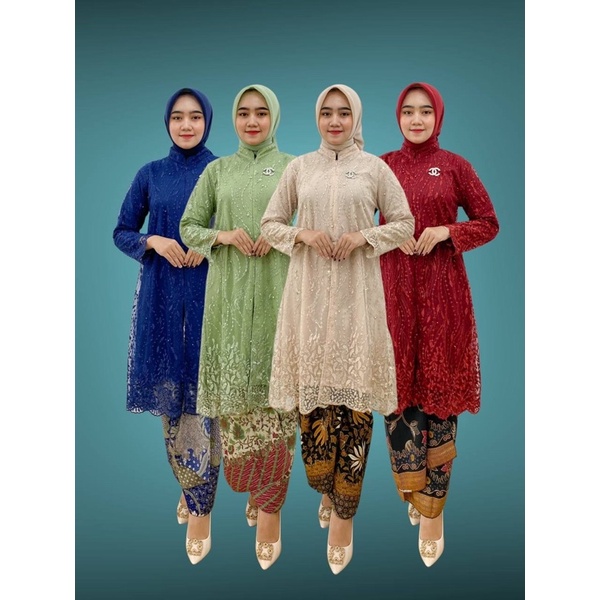 PB Prilly Busana - ANISA TILE BORDIR - KEBAYA BUSUI - TUNIK PESTA - ATASAN TILE MEWAH