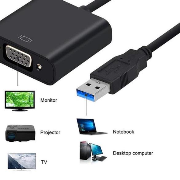 CONVERTER USB 3.0 TO VGA (USB TO VGA)