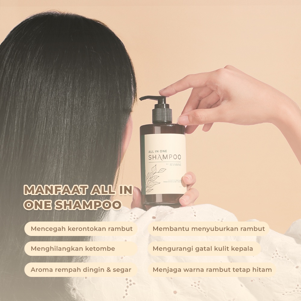 SHAMPOO JEVARINE HAIR TREATMENT PENUMBUH RAMBUT PERAWATAN RAMBUT RONTOK ANTI KETOMBE SHAMPO ARTIS SAMPO ORIGINAL BPOM