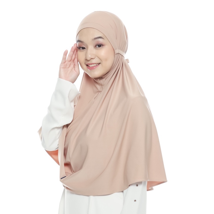 HIJAB BERGO NON PED TALI XL/ HAMIDAH SIZE XL/BERGO INSTAN/JILBAB JERSEY