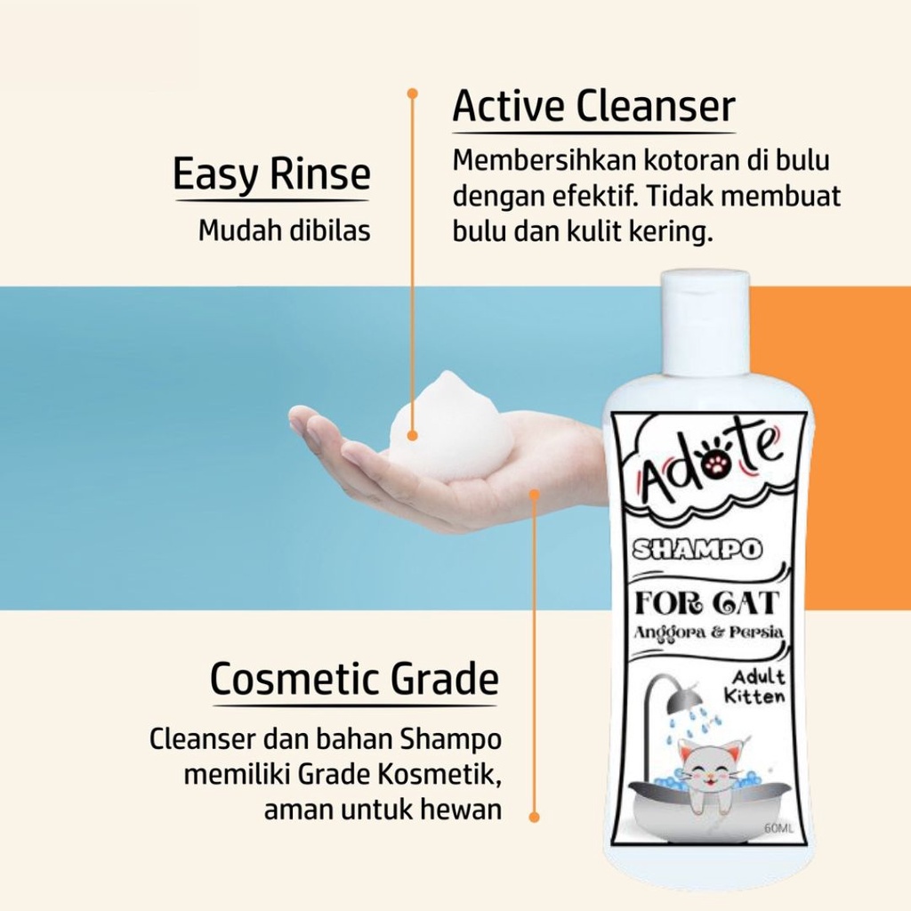 Shampo Sampo Kucing Sampo Kucing Anggora Persia Shampoo Kucing Adote FEFARM
