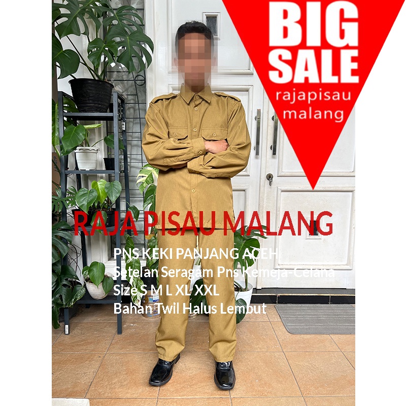 Seragam PNS Pria Lengan Panjang Baju Dinas Pemda Baju PNS Khaki Tua Baju Pemda Pria Seragam Guru Seragam Pegawai Desa Lengan Pendek Panjang Murah