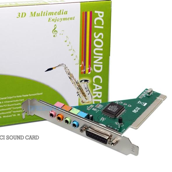 PCI SOUND CARD STANDART / PCI AUDIO CARD MURAH