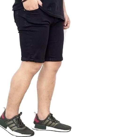 Celana Jeans Pendek Hitam / Celana Jeans Hitam / Celana Pendek Pria