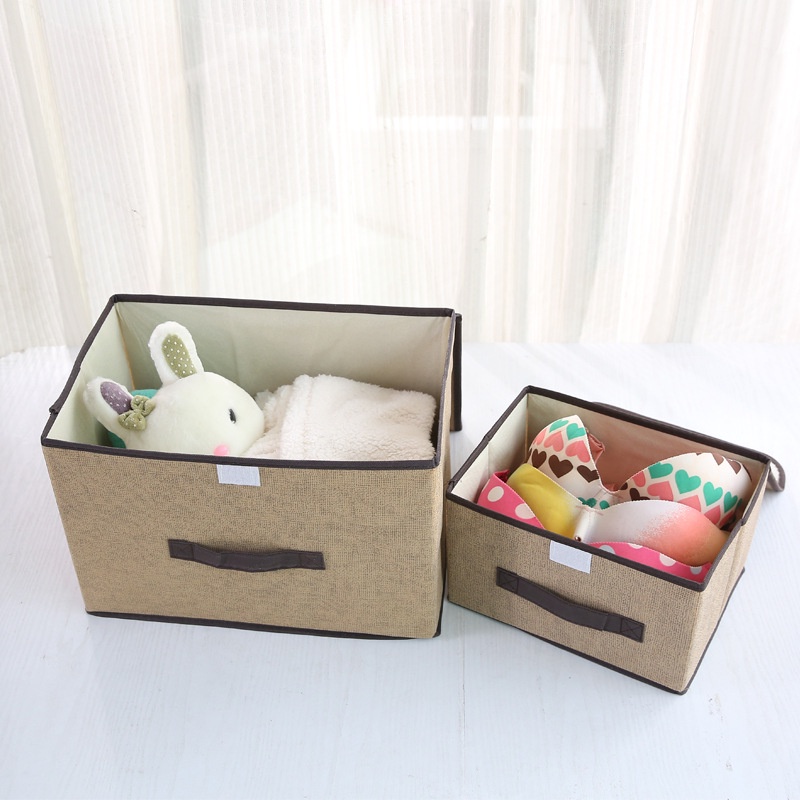 Swopply HL0440 Penyimpanan Multifunction Box baju Kotak penyimpanan dengan penutup Storage Box Tempat