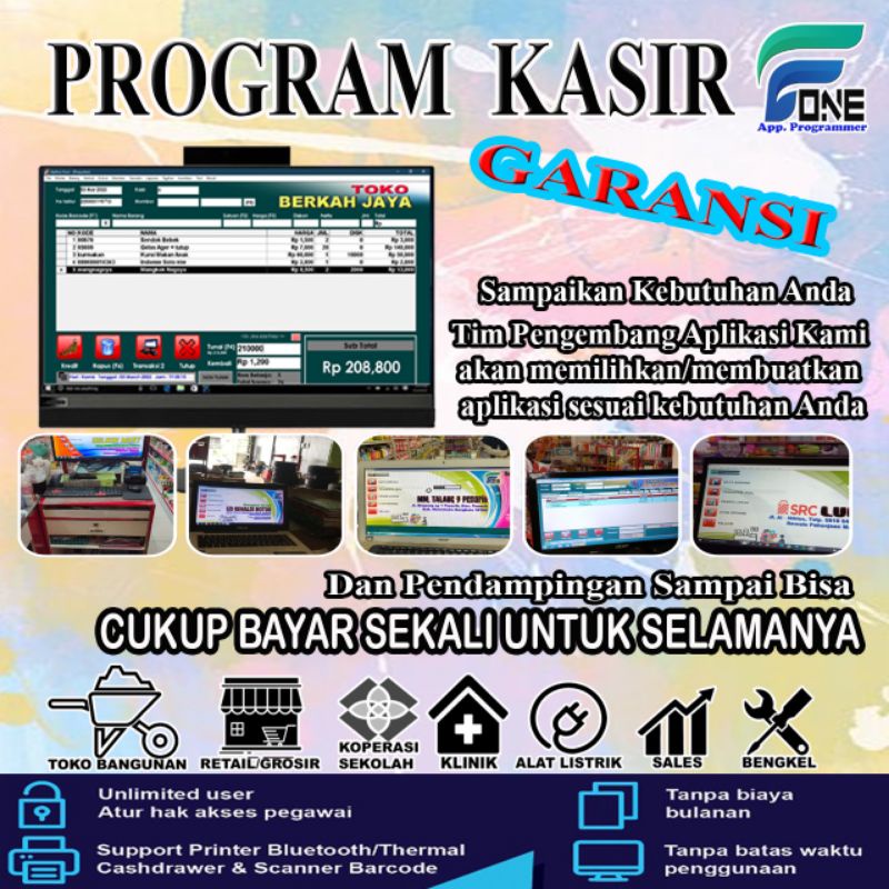 Aplikasi Kasir Toko Harga Eceran Grosir Multi Satuan