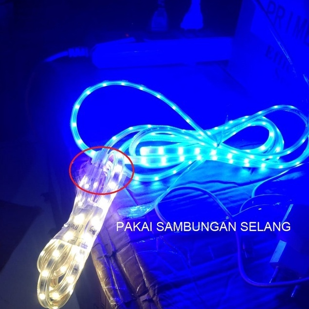 Lampu selang led strip 5050 1 Meter led drop ceiling plafon outdoor