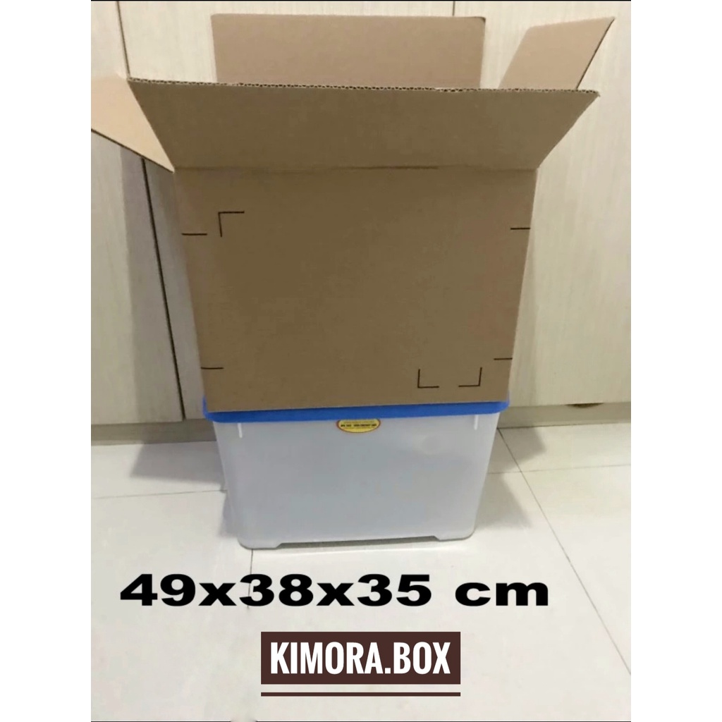 

Kardus Besar uk 49x38x35 cm untuk pindahan dll, code x19