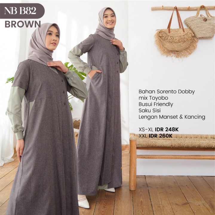 Gamis Nibras Laris  NB B82