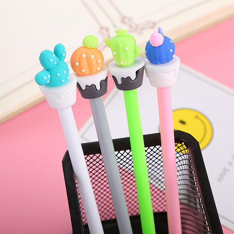 

KENJO STATIONERY - Pulpen Karakter - Pena Pot Kaktus Lucu