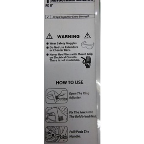 KUNCI INGGRIS TEKIRO 8"