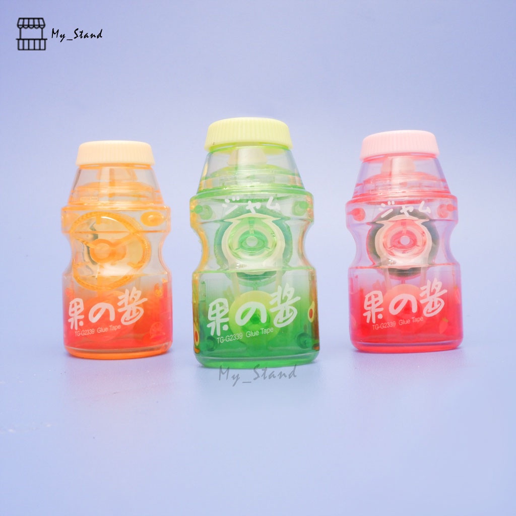 

Lem Tape Twingo Yoghurt TG-G2339 Glue Tape Lem Kertas Pita Roll Miniatur Probiotik Susu Fermentasi Rasa Botol Kecil Plastik