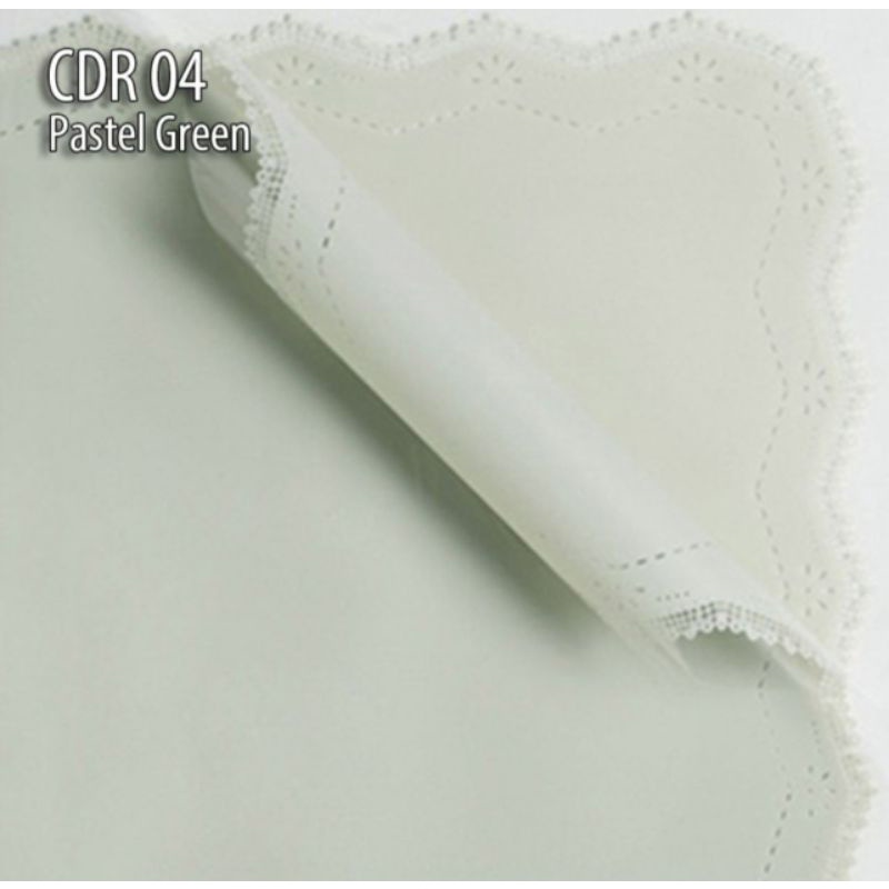 

Kertas Cellophane List Renda Bening Flower Wrap Paper Buket (CDR) - Eceran