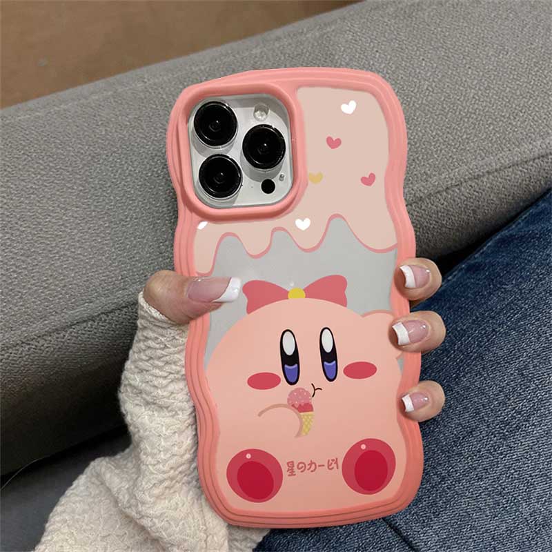 Kartun OPPO A17 A16 A57 2022 A77S A77 A16K A15 A54 A53 A12 A5S A7 A3S A11k A31 A52 A92 A94 A93 A37 F9 A1K A76 Bintang Lucu Motif Kabi Pink Silicone Case