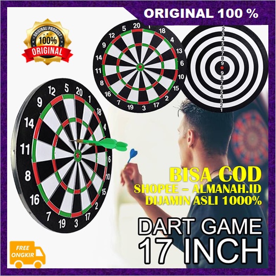 [BISA COD] Dart Board Game Permainan Lempar Anak Panah ASLI