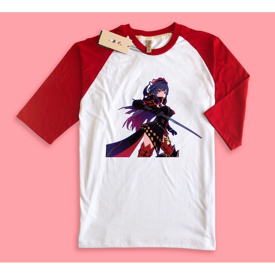 Kaos Raglan Gaming Honkai Impact 3rd Raiden Mei