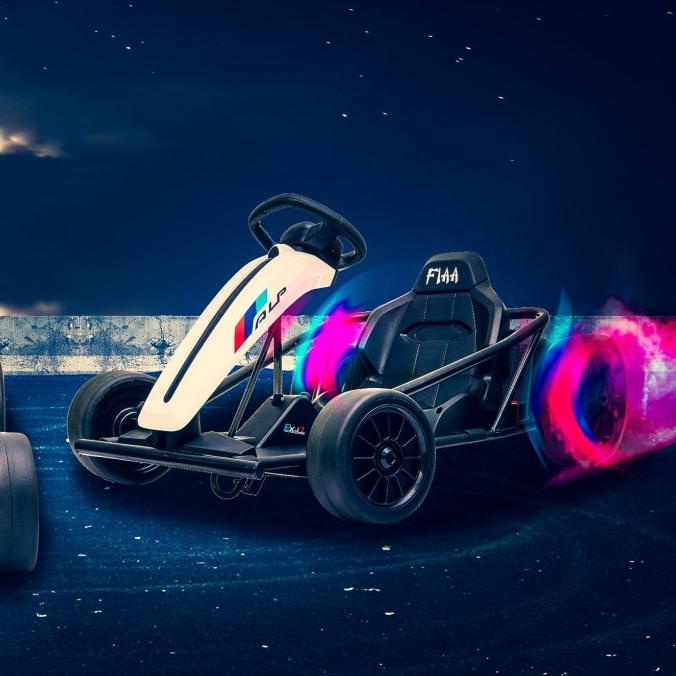 Mainan Mobil Aki Anak Gokart Elektrik Drifter 24V UK 822 Unikid stock ada