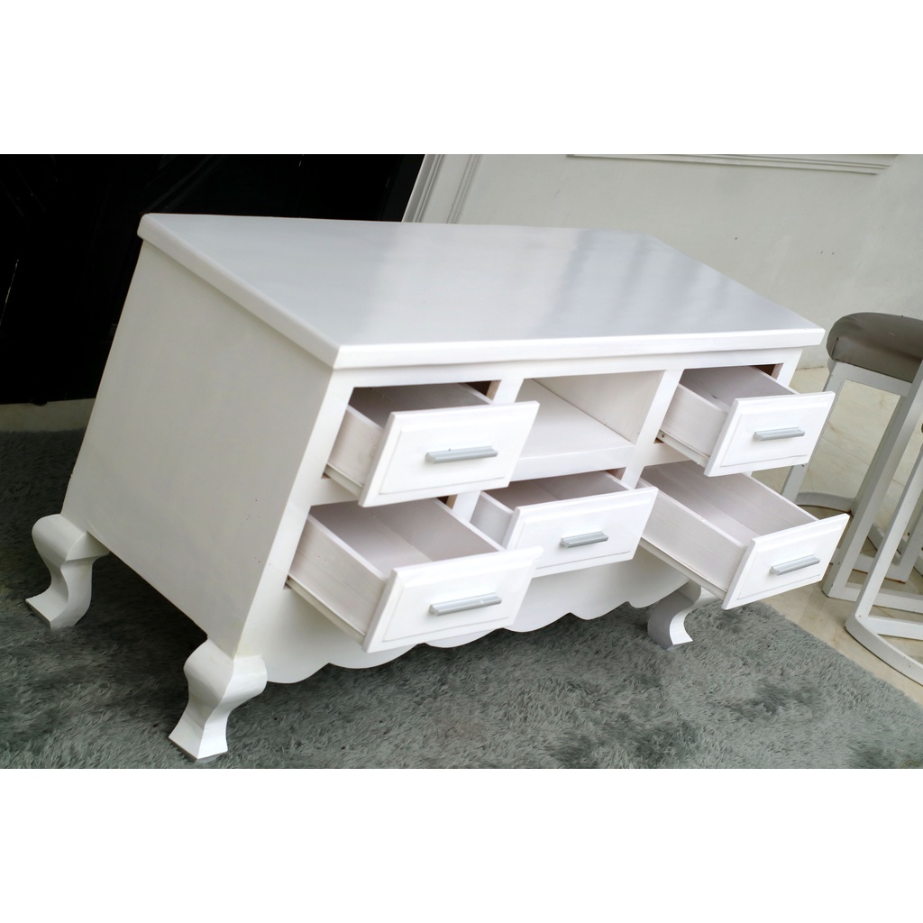 Meja TV Minimalis Nailah | Meja TV Laci | Bufet Minimalis