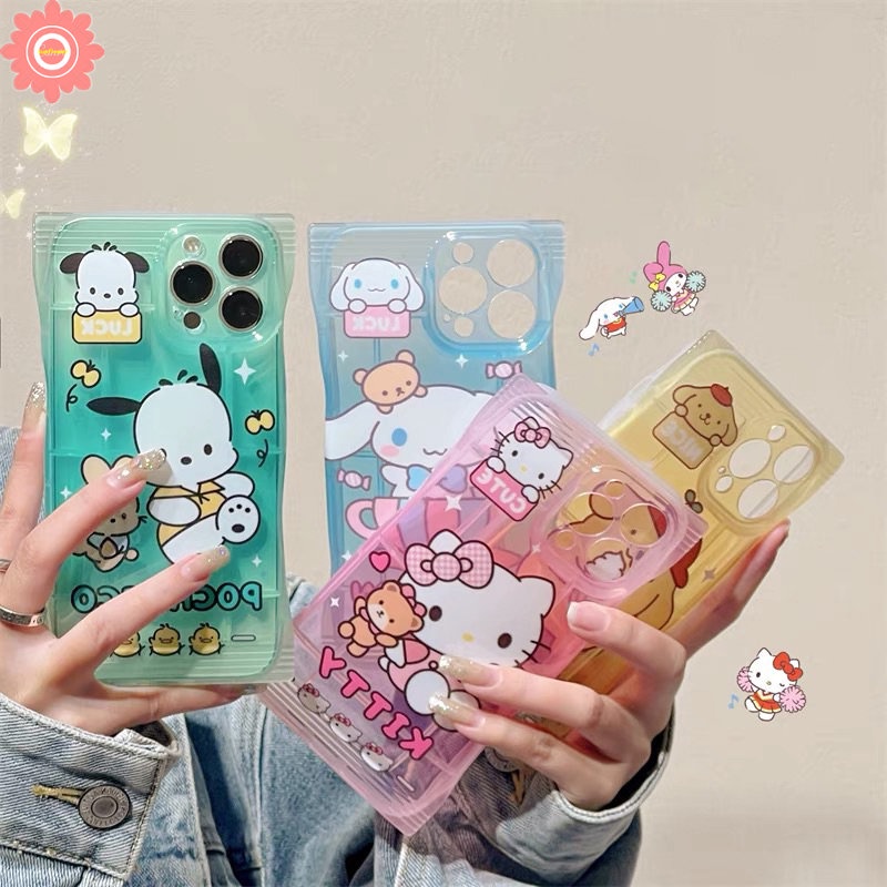 Soft Case TPU Motif Kartun Pochacco Melody Untuk IPhone 11 12 13 14 Pro Max 7 Plus XR 7 6 6s 8 Plus X Xs Max SE 2020