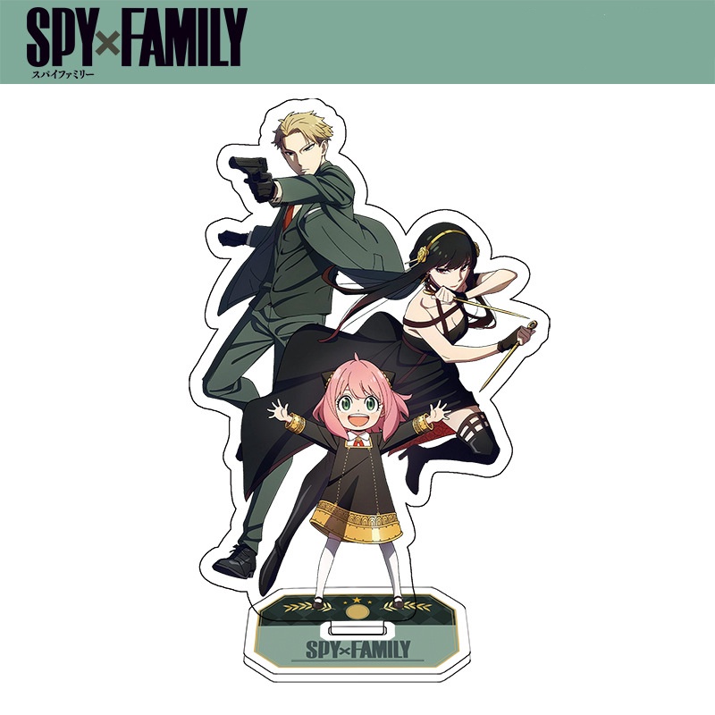 Mainan Action Figure Model Anime SPY X FAMILY Anya Yor Loid Bahan Akrilik Untuk Dekorasi Meja