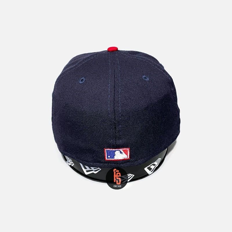 TOPI NEW ERA ORIGINAL 5950 LOGO HISTORY MINNESOTA TWINS NAVY