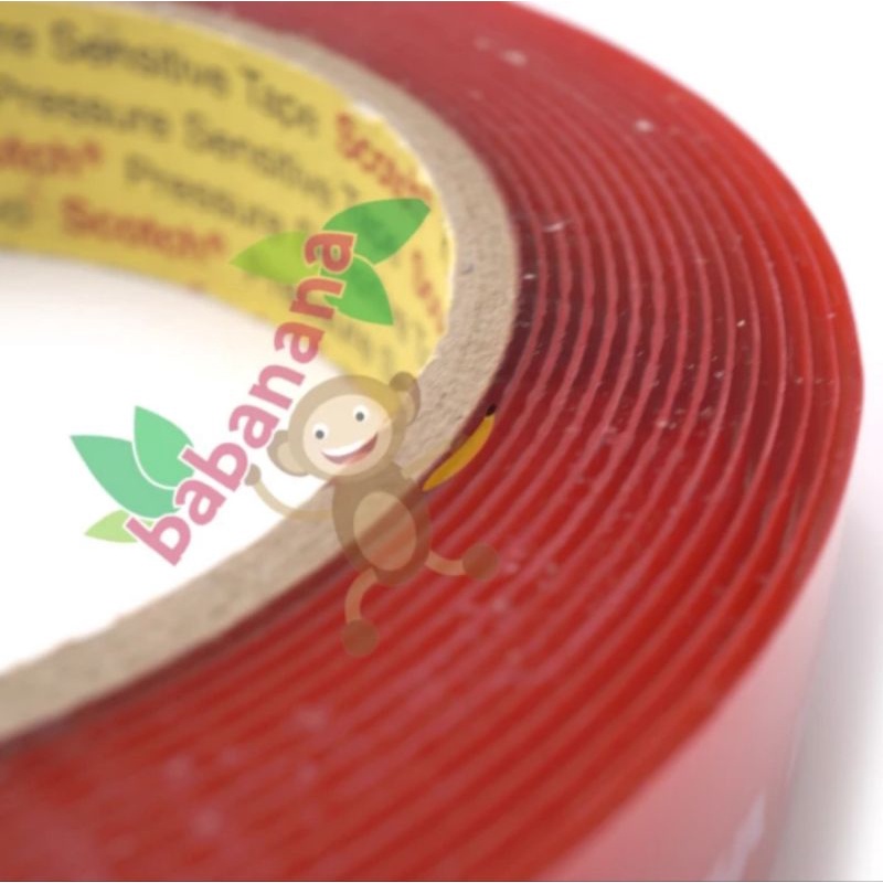 Double Tape 3M 4910 VHB Transparan double sided 4.5M x 18mm x 1.0mm