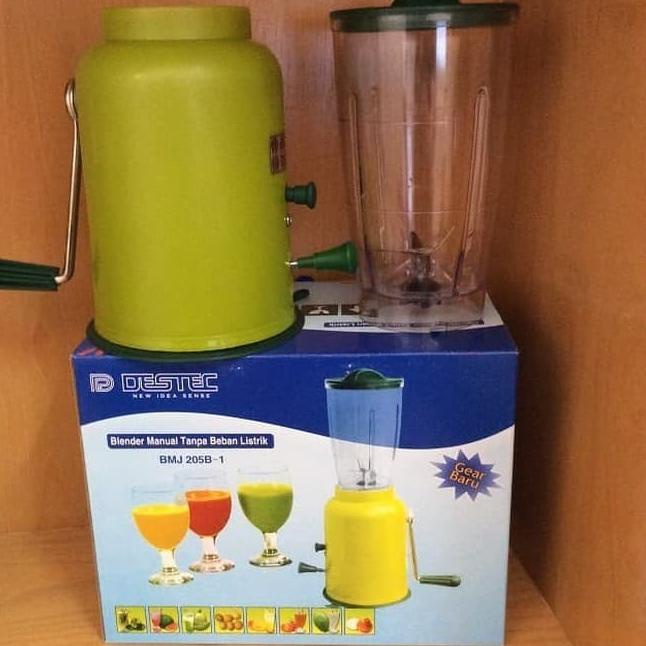 Menarik Destec Blender Tangan Blender Manual Blender Putar 1 tabung Blender Import Blender unik Blen