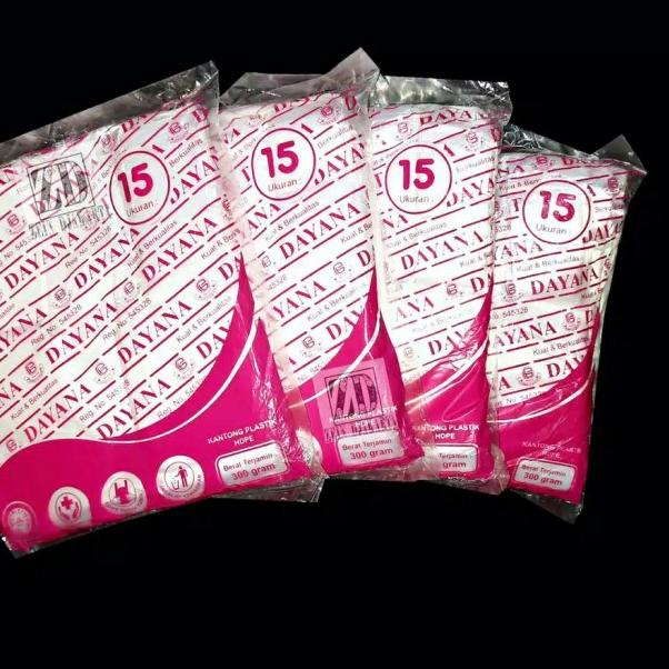 

KANTONG PLASTIK PUTIH BENING DAYANA PINK UK 15/24 - 24