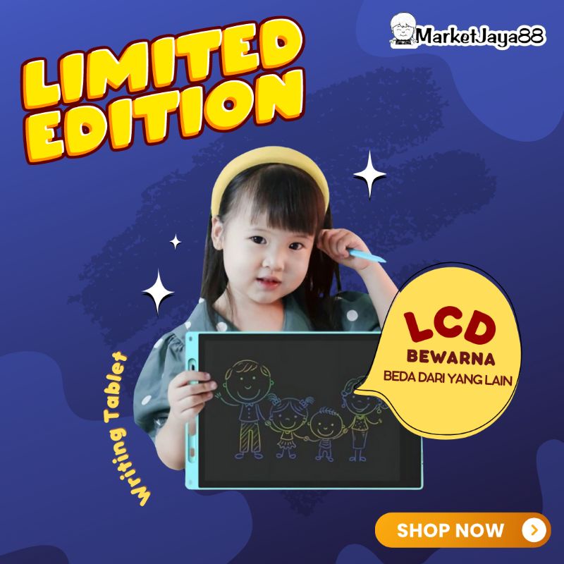 MJ88 LCD Writing Tablet Papan Tulis Untuk Anak Dewasa / Writing Pad Super Murah