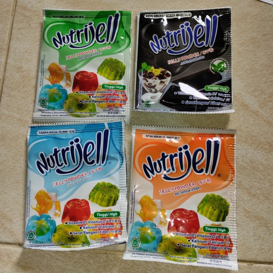 

NUTRIJELL (4 varian rasa) - 15 gram