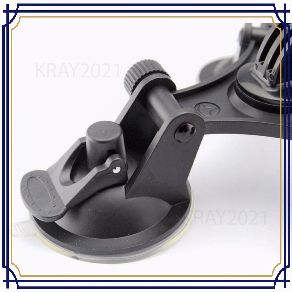 3 Feets Triangle Suction Cup Glass Mount for Xiaomi Yi 2 4K / Gopro