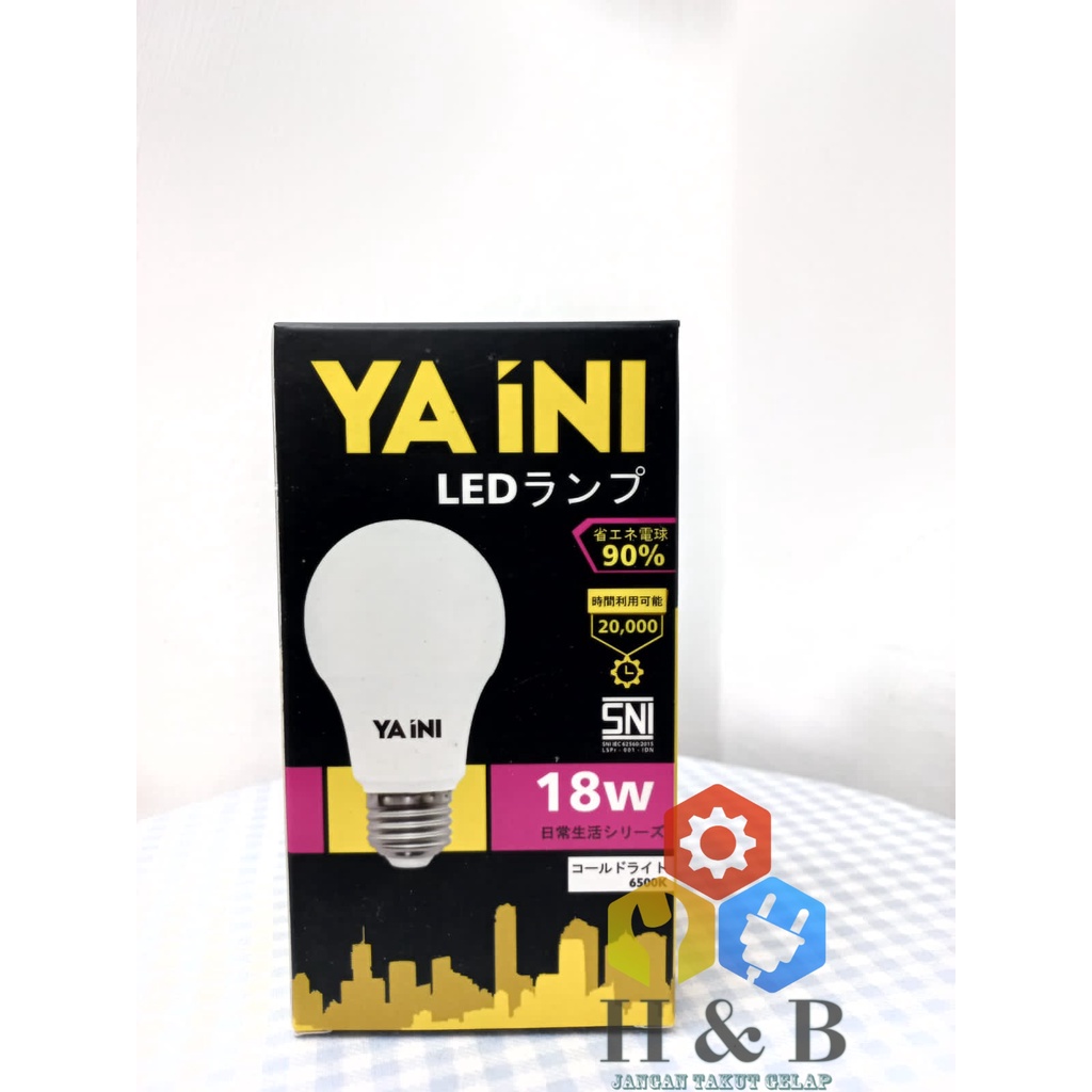 Lampu Led Bulb Premium Yaini 18 watt