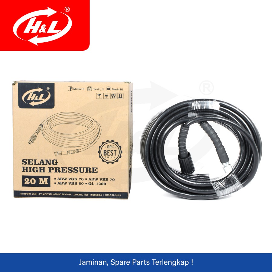 Selang Panjang Jet Cleaner H&amp;L QL-1200 / VRS60 / VGS70