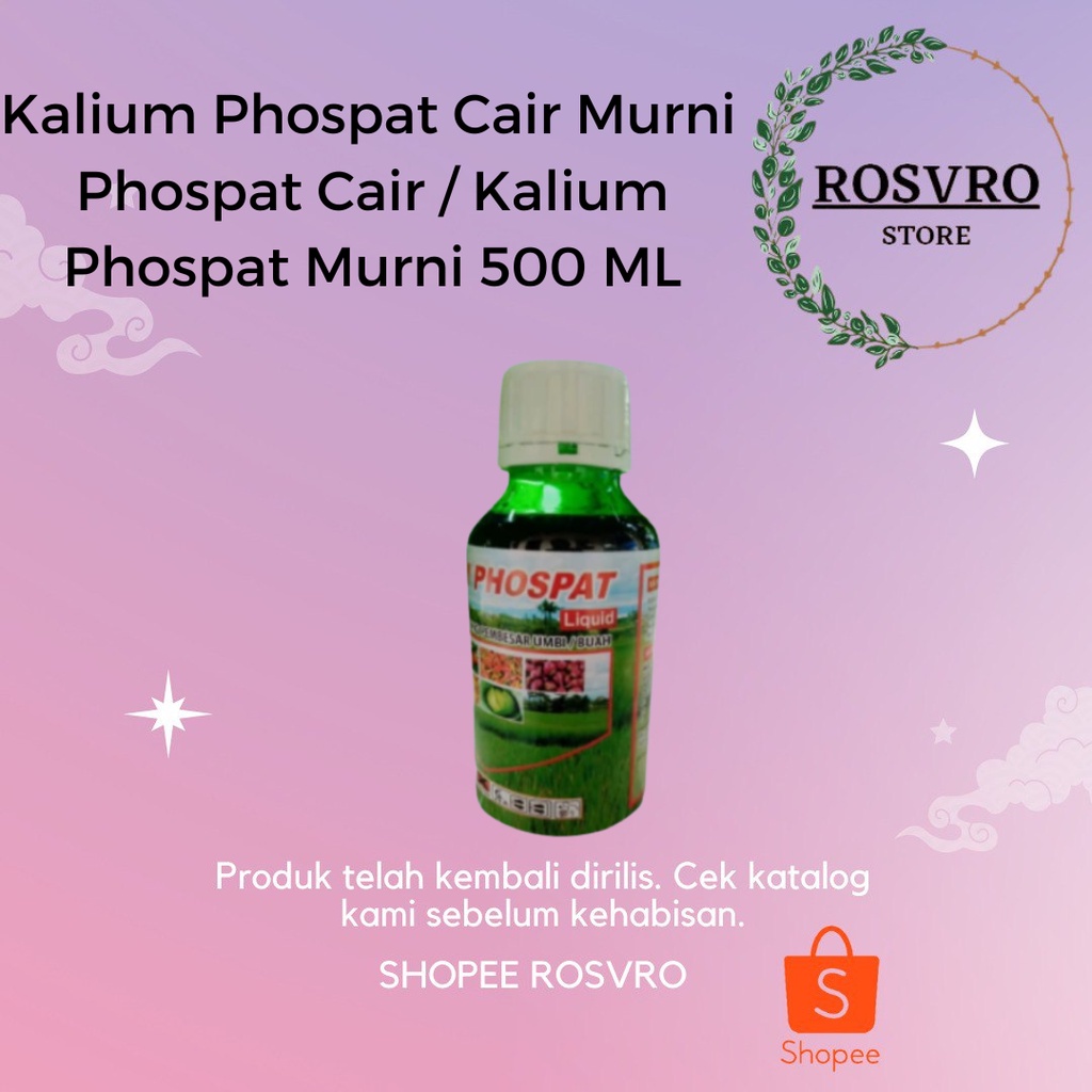 Kalium Phospat Cair Murni / Kalium Cair Murni / Phospat Cair / Kalium Phospat Murni 500 ML