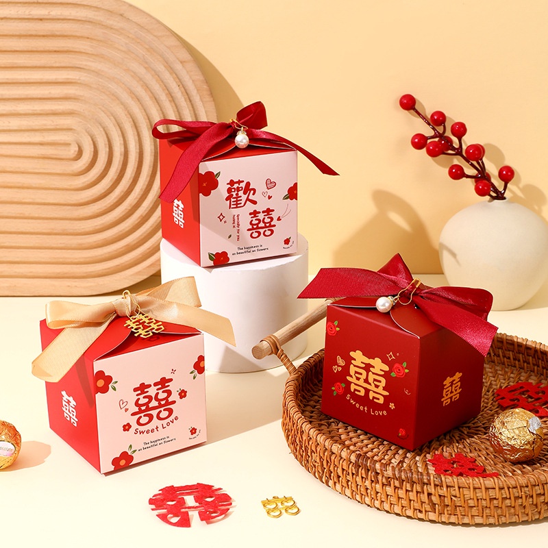 kotak permen wedding terbaru / wededing /teapai /kotak souvenir shuang xi / sangjit