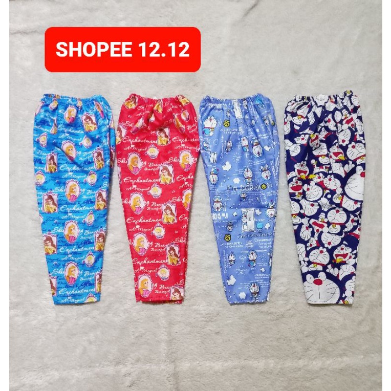 Celana panjang anak usia 1-12thn. motif karakter. celana kolor. Grosir celana kolor