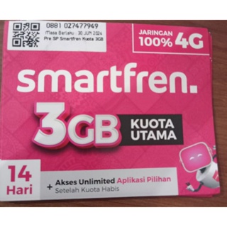 Perdana Smartfren 2GB & 3GB UNLIMITED sudah aktif