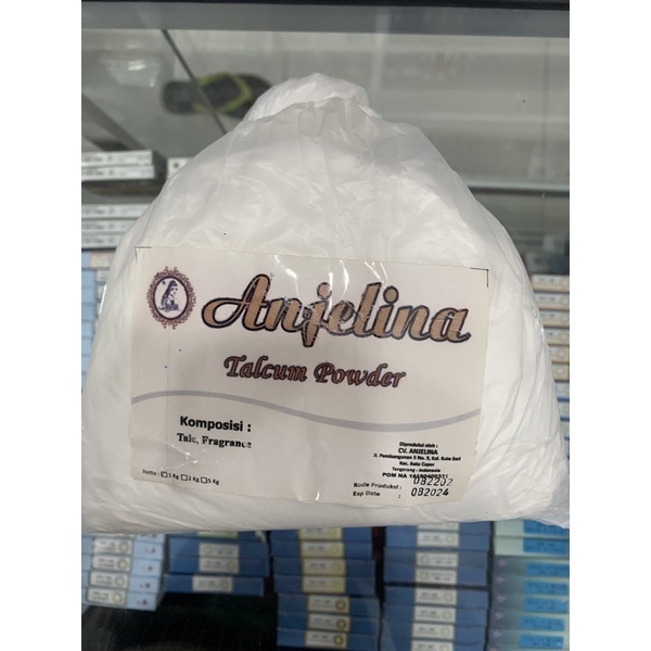 anjelina bedak tabur 1kg(harum)