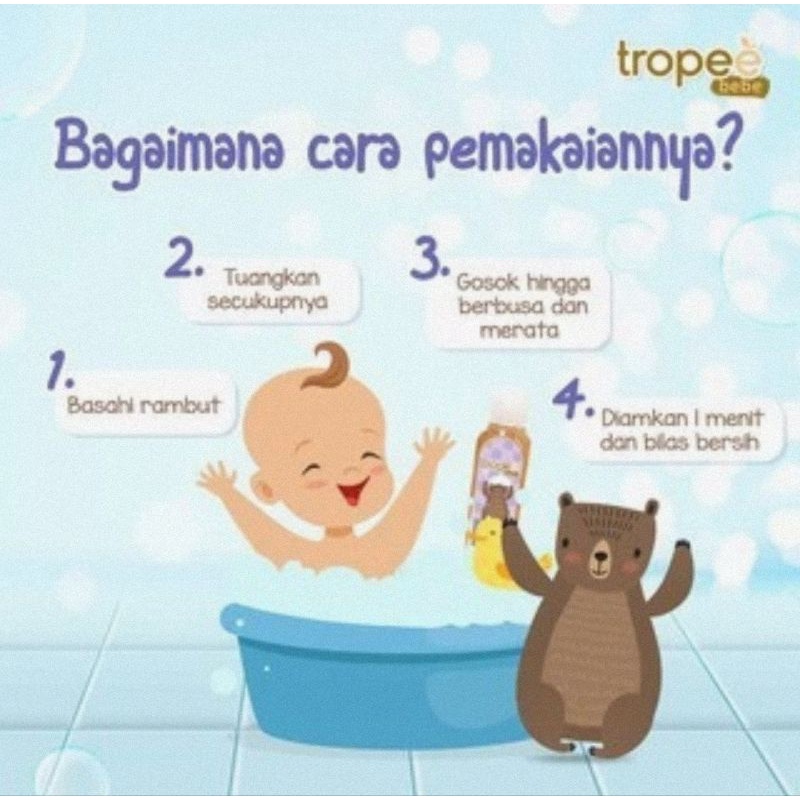 Tropee Bebe Candlenut Shampoo 100 ml - Shampo Kemiri