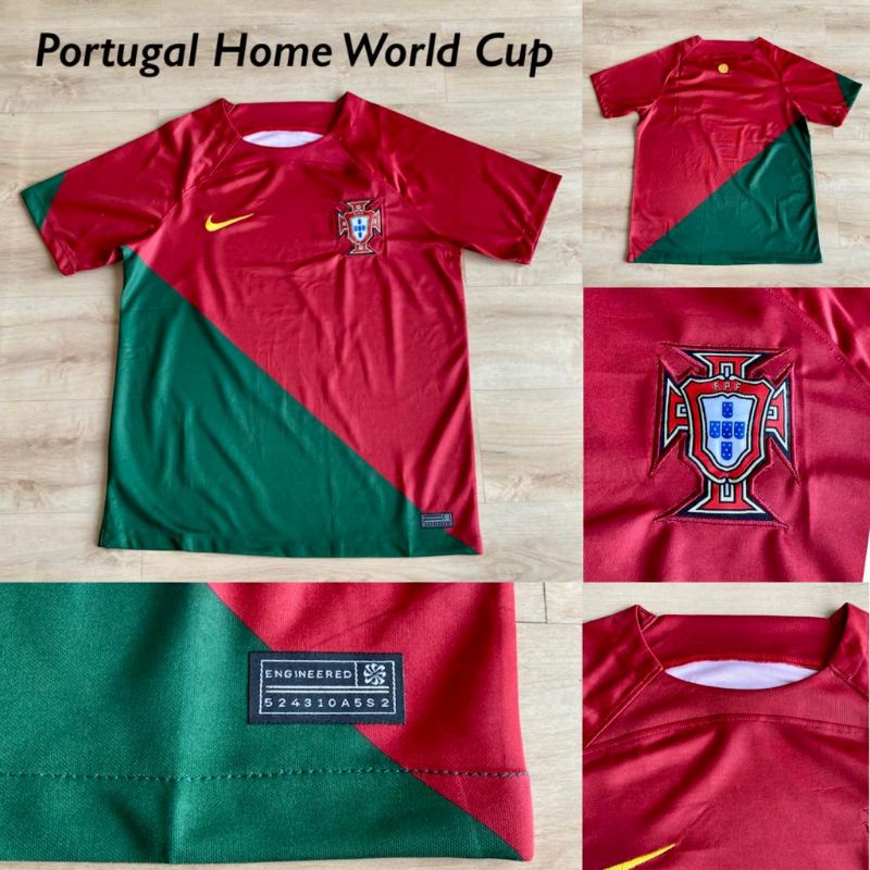 JERSEY BAJU BOLA PORTUGAL HOME 2022 WORLD_CUP GRADE ORI