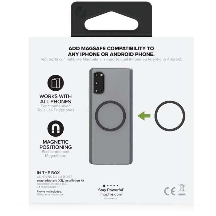 Mophie Magsafe Ring Magnet Snap Adapter Sticker Sticker Stiker Cincin