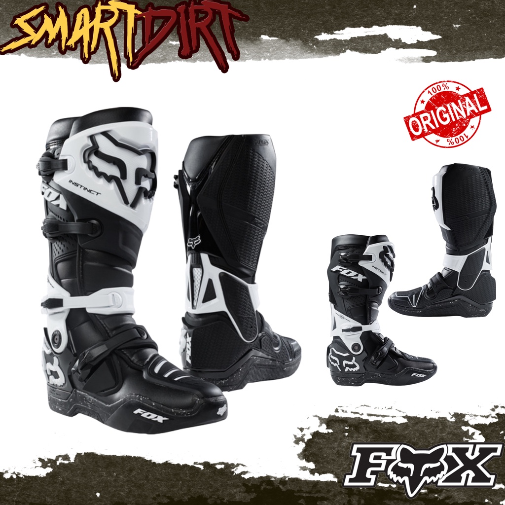 SEPATU FOX INSTINCT BLACK BOOTS CROSS FOX INSTINCT ORIGINAL