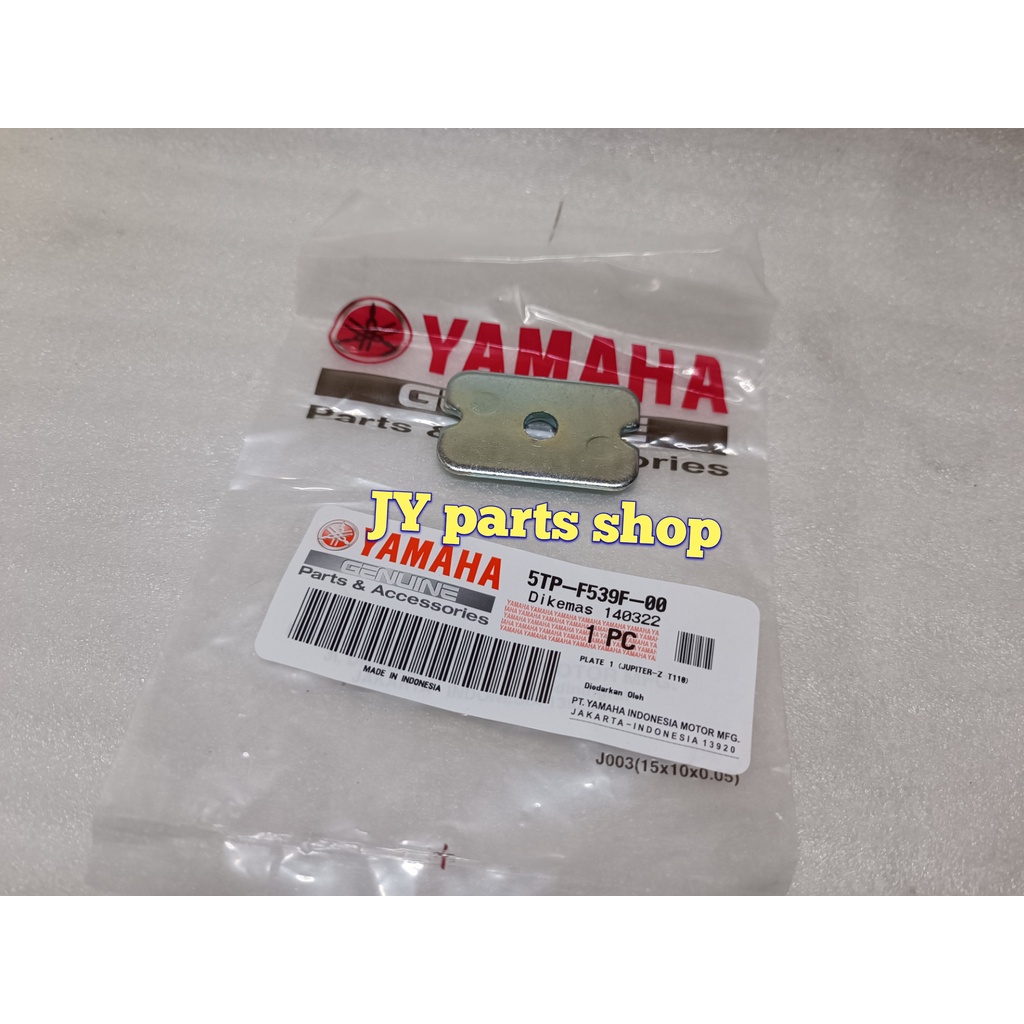 BESI PLAT TAHANAN PENAHAN ANTING STELAN RANTAI RANTE JUPITER Z 110 LAMA 2003-2004 ORIGINAL YGP 5TP-F539F-00