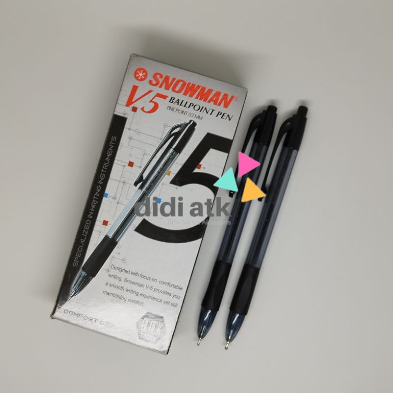 

Pulpen Cetek Snowman V7 0.7mm 1 Pak (12 Pcs)