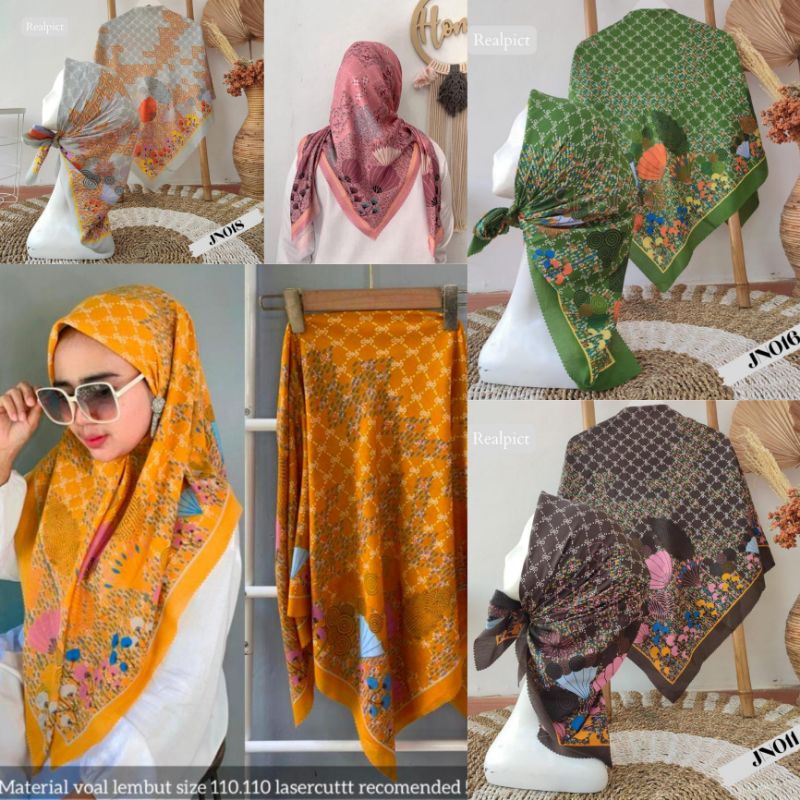 VOAL MOTIF/HIJAB MOTIF/VOAL DEEKA/DEEKA MOTIF