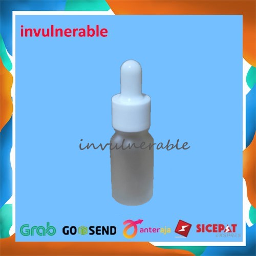 Botol Pipet Kaca Frosted 10ml Ring Putih 10 ml