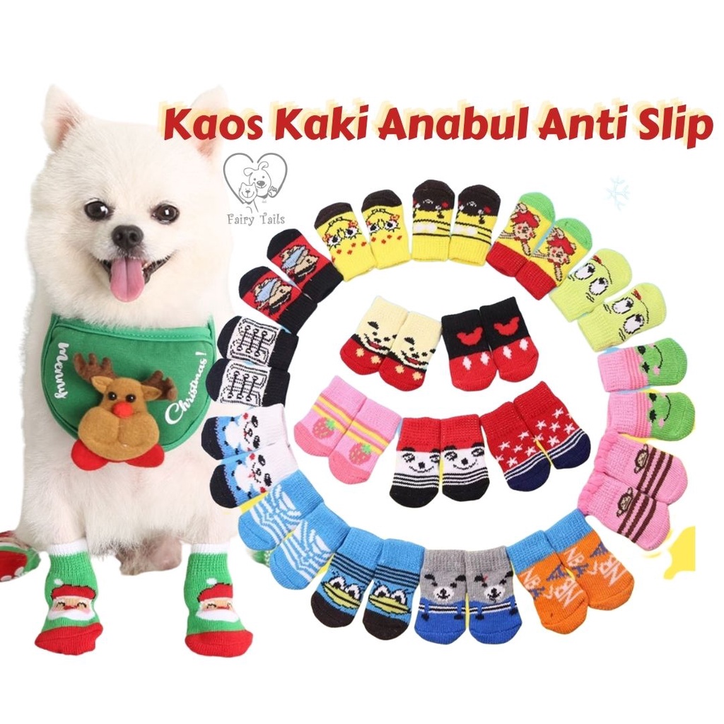 Kaos Kaki Hewan Anabul Anjing Kucing / Kostum Hewan Kaos Kaki Anabul Anjing Kucing / Pet Socks