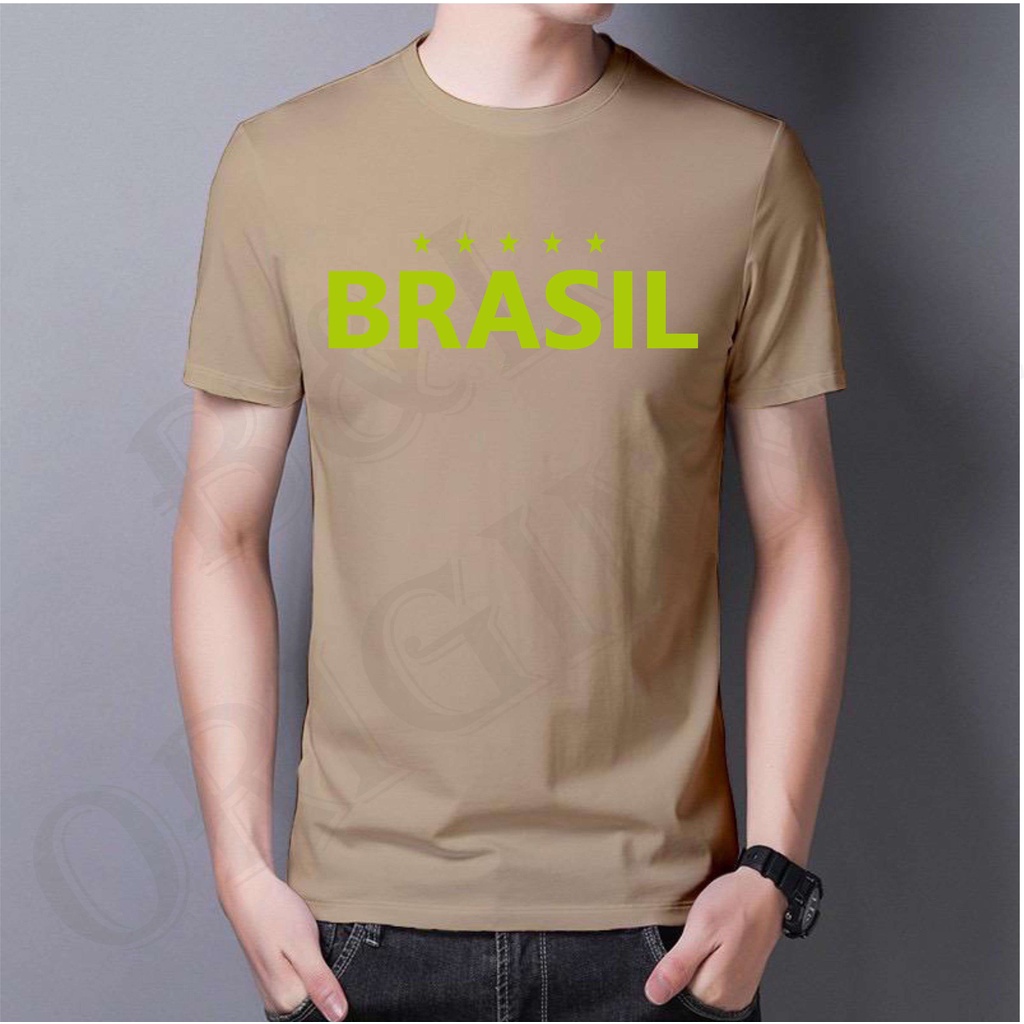 BS BAJU KAOS BRASIL SPESIAL BOLA HIGH QUALITY