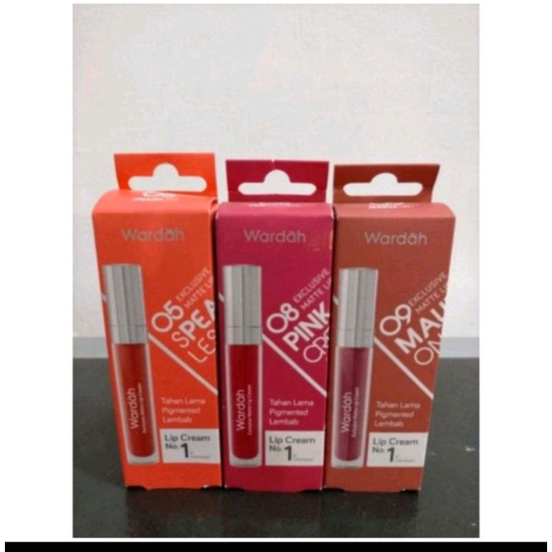 LIPCREAM Wardah No. 5 / No. 8/ No. 9
