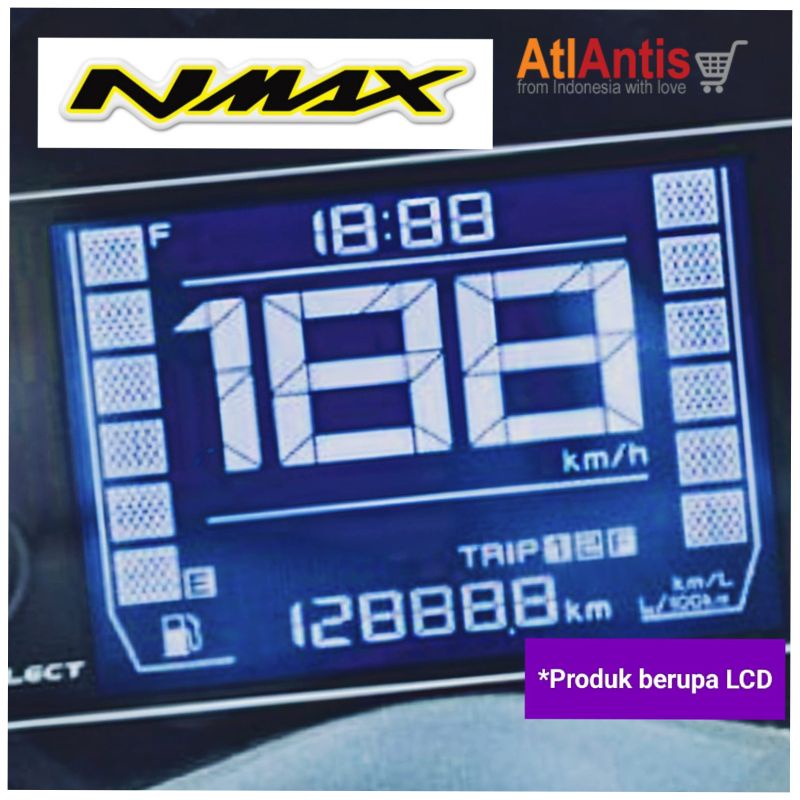 LCD NMAX LCD Speedometer Yamaha NMAX 2018 - 2019 Kondisi Baru Dan Original MID Nmax